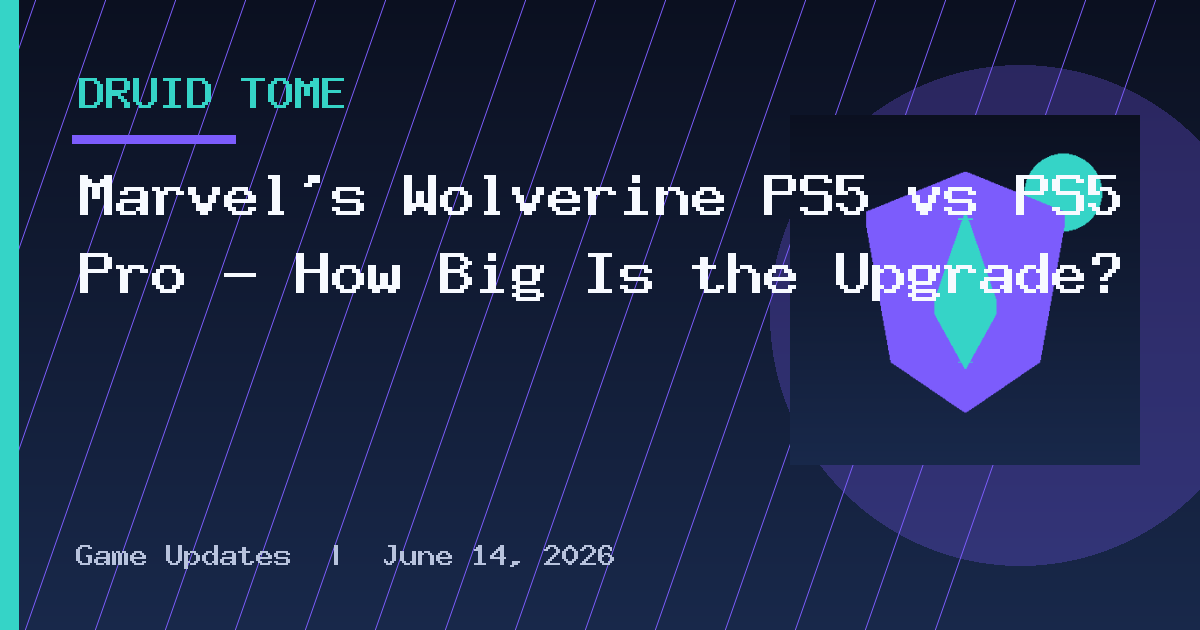 Marvel’s Wolverine PS5 vs PS5 Pro – How Big Is the Upgrade?