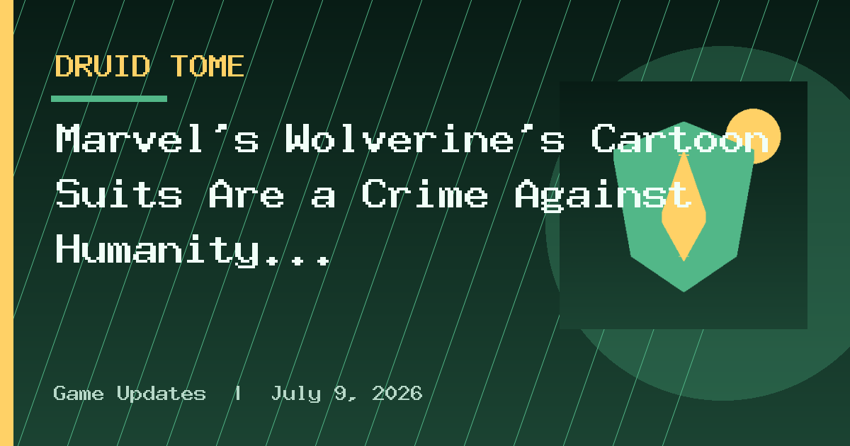 Marvel’s Wolverine’s Cartoon Suits Are a Crime Against Humanity