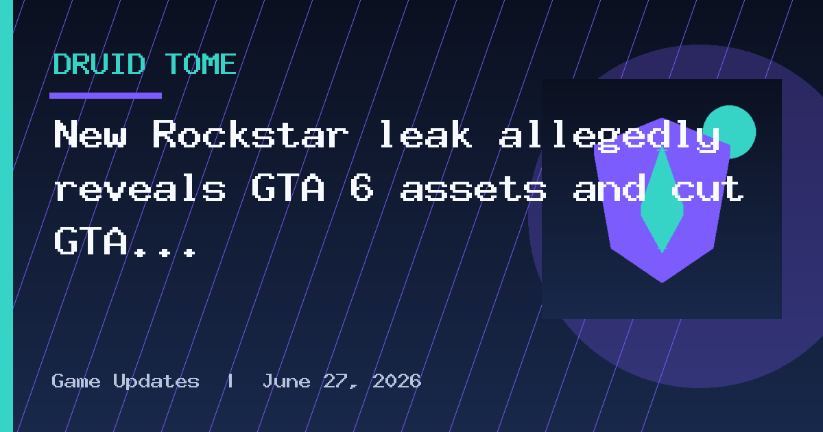 New Rockstar leak allegedly reveals GTA 6 assets and cut GTA 5 Liberty City