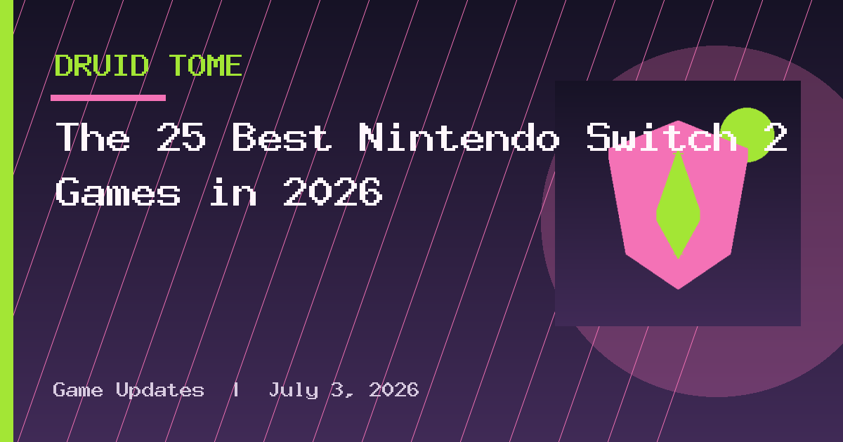 The 25 Best Nintendo Switch 2 Games in 2026